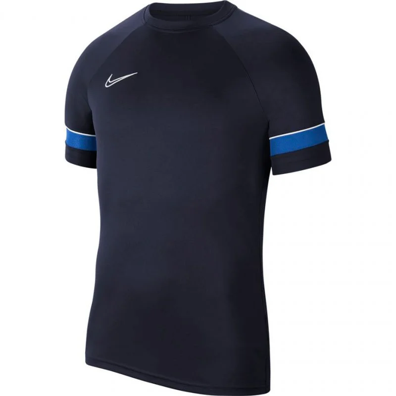 Tmavě modré pánské tričko Nike se světle modrými panely