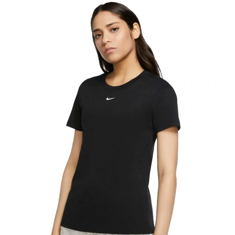 Dámské černé tričko NSW Essntl Ss Crew Lbr  Nike