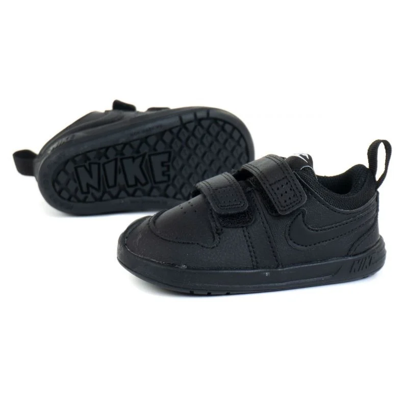 Černé dětské botičky na suchý zip Nike Pico 5