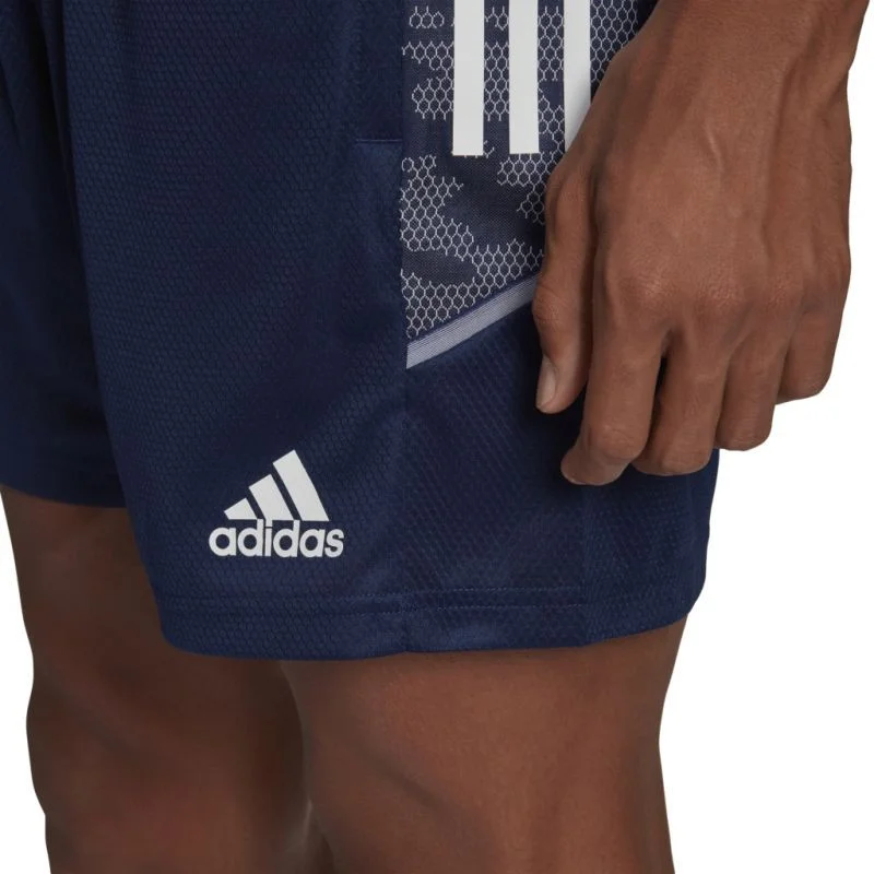 Tmavě modré pánské kraťasy Adidas Condivo