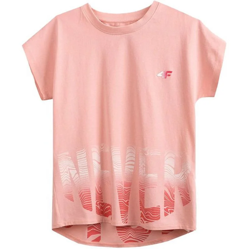 Růžové dívčí triko 4F