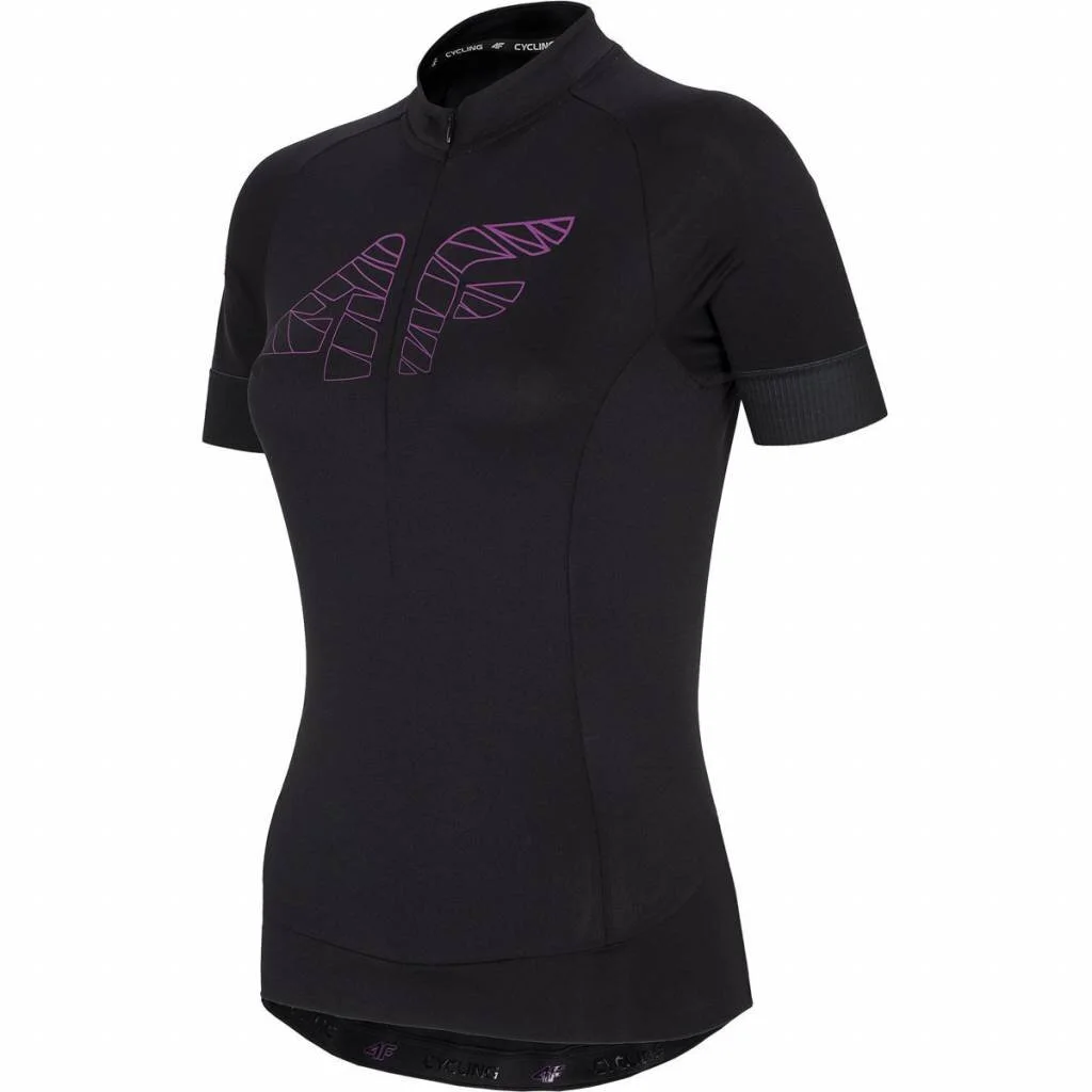 Černý dámský cyklistický dres 4F