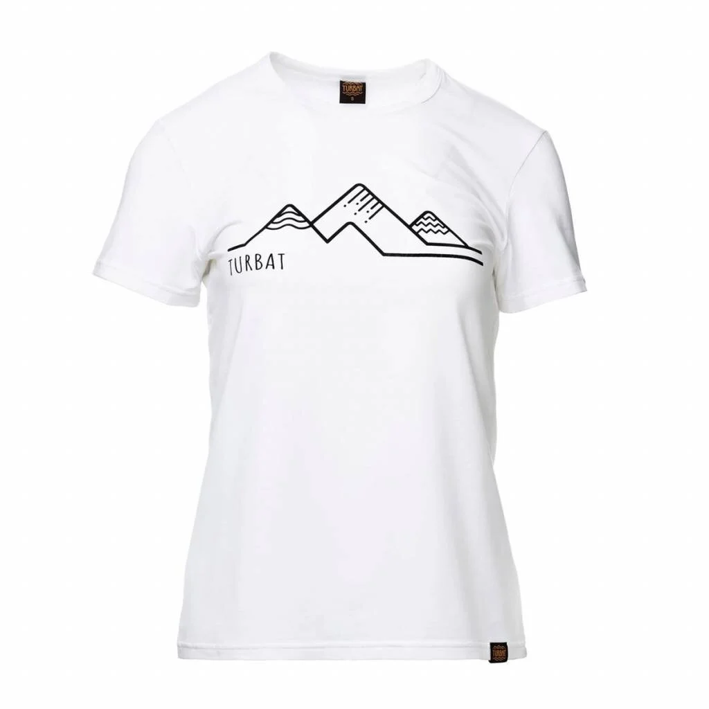 Dámské tričko s krátkým rukávem Turbat s potiskem hor