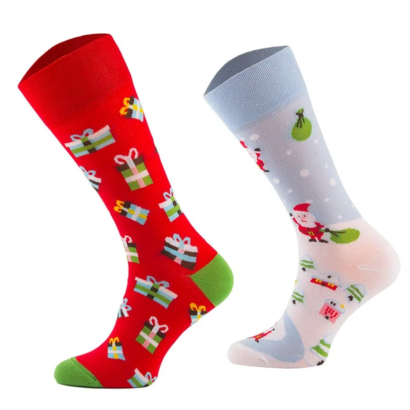 Vysoké vánoční ponožky Comodo s veselým potiskem