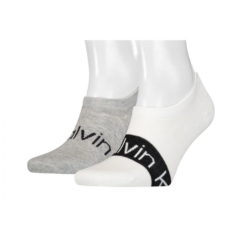 Unisex ponožky Calvin Klein Footie High Cut 2P LO