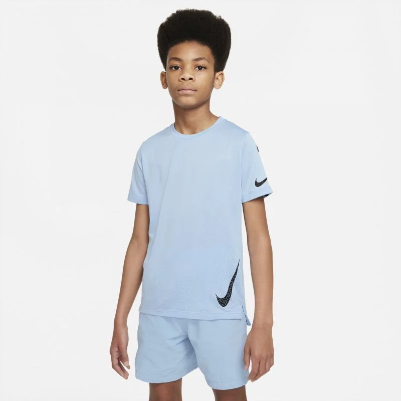 Modré dětské triko Nike Wild Card