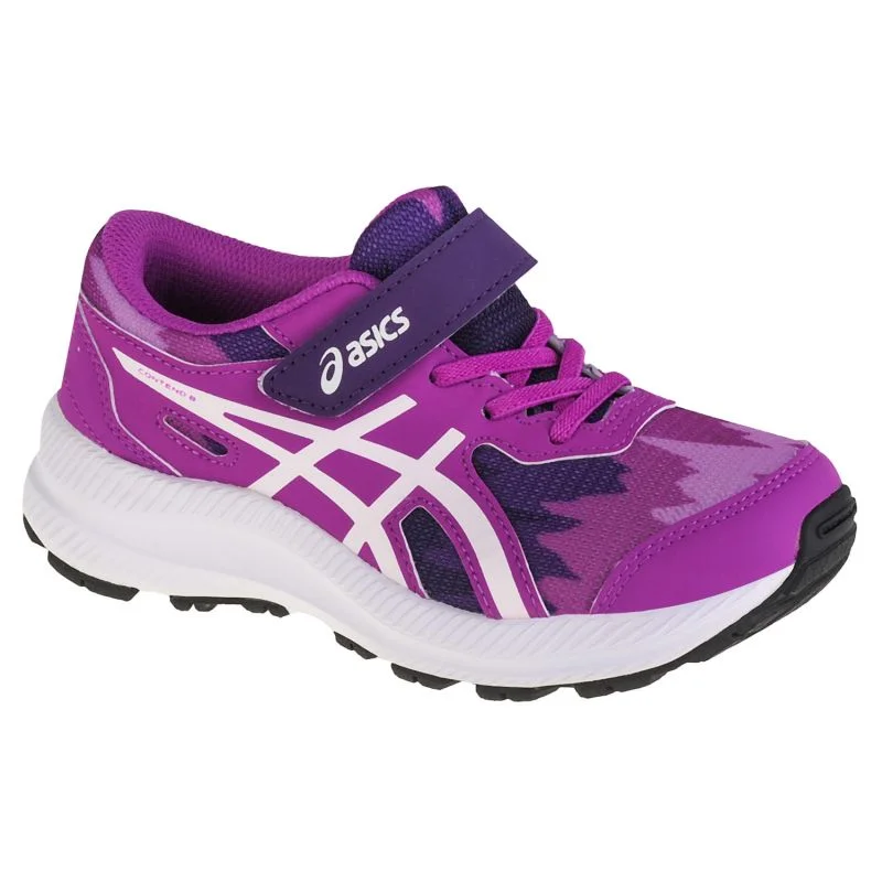 Růžové dívčí běžecké boty Asics Gel-Contend