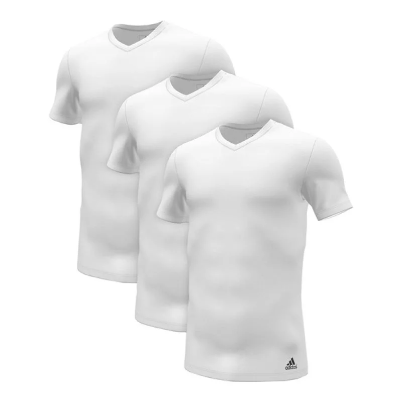 Bílé pánské triko s krátkým rukávem ADIDAS
