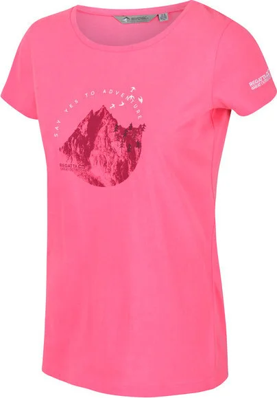 Dámské růžové tričko Regatta
