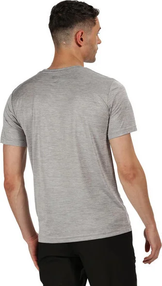 Pánské šedé funkční tričko RMT216 REGATTA Fingal
