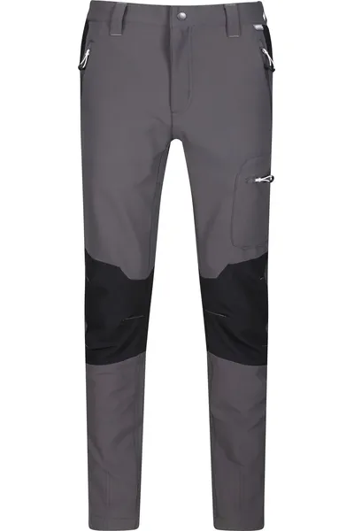 Pánské šedé softshellové kalhoty Regatta Questra II