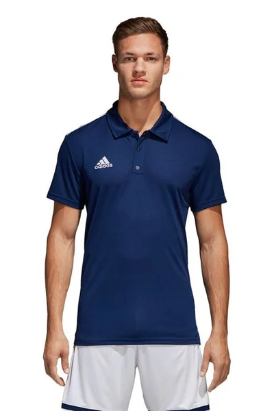 Pánské tmavě modré polo tričko Core 18 Polo Adidas