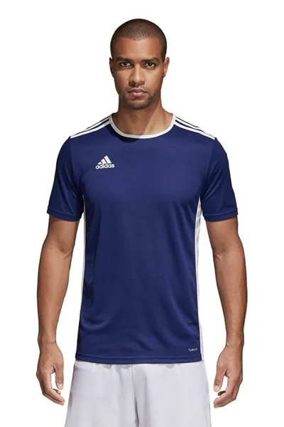 Unisex tmavě modré fotbalové tričko Entrada  Adidas