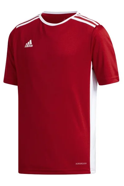 Dětské červené tričko Entrada 18  Adidas