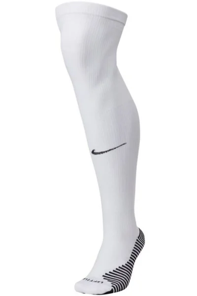 Unisex bílé fotbalové štulpny Matchfit  Nike