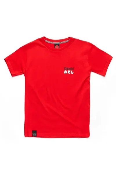 Pánské červené tričko Ozoshi Isao