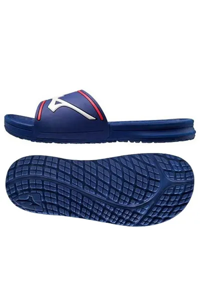 Pánské modré pantofle Relax Slide II Mizuno