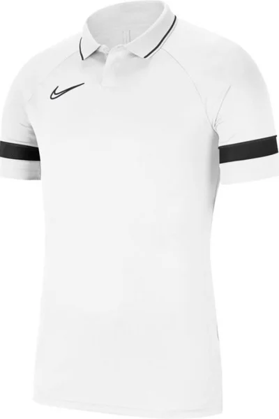 Pánské bílé fotbalové polo tričko Dry Academy 21 Nike
