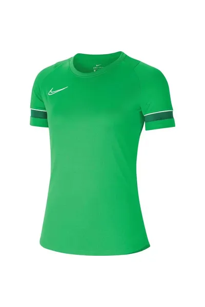 Dámské zelené tréninkové tričko Dri-Fit Academy Nike