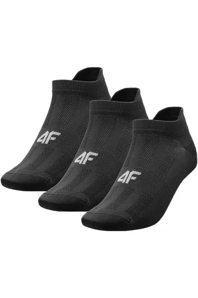 Pánské černé ponožky  4F (3 páry)