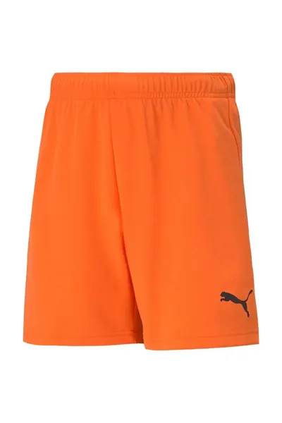 Dětské oranžové šortky teamRise Short Puma