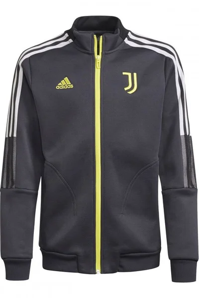 Dětská černá tréninková mikina Juventus Turín  Adidas
