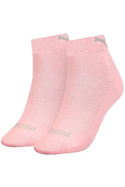 Dámské růžové ponožky Quarter Puma (2 páry)
