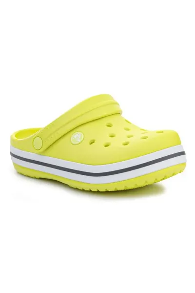 Dětské žluté pantofle Crocs Crocband Kids Clog