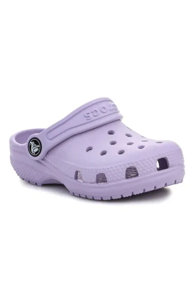 Fialové dětské pantofle Crocs Classic Kids Clog
