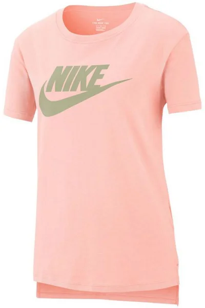 Dívčí růžové tričko Sportswear  Nike