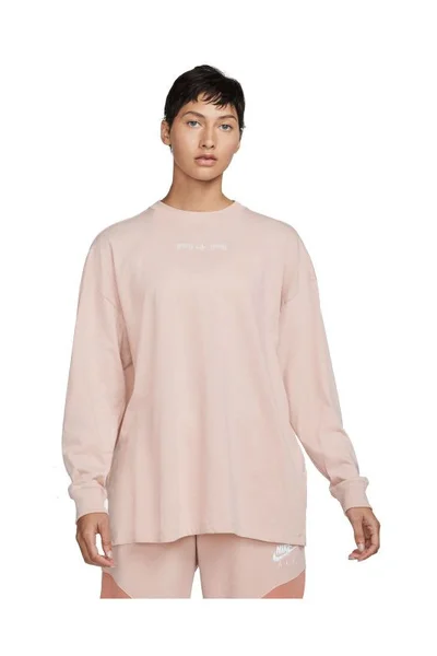 Dámské růžové tričko s dlouhým rukávem NSW Air Nike