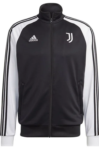 Pánská černobílá mikina Juventus DNA TT Adidas