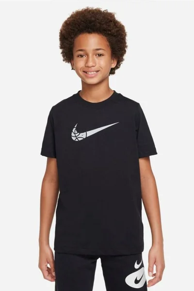 Černé dětské triko Nike Sportswear