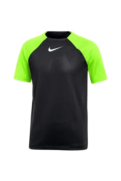 Černo-zelené sportovní triko Nike DF Academy Pro SS Top