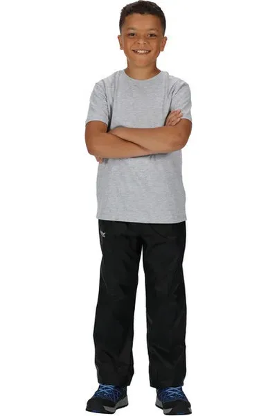 Dětské černé outdoorové kalhoty Regatta RKW110 Pack It