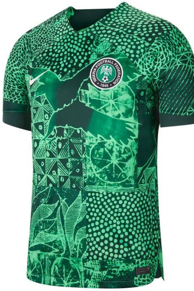 Pánský zelený dres Nigeria Stadium JSY Home  Nike
