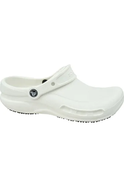 Unisex bílé pantofle Bistro Crocs