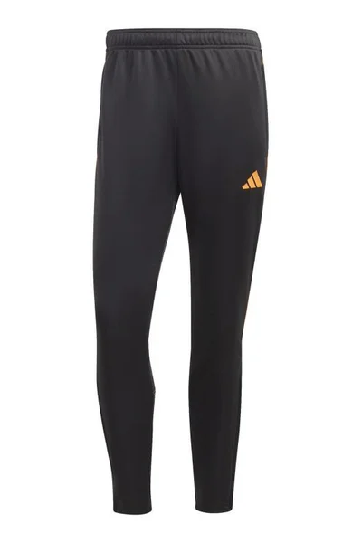 Pánské černo-oranžové sportovní kalhoty Tiro 23 Adidas