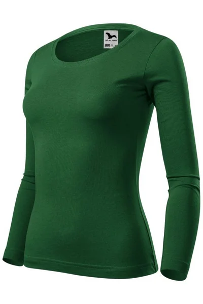 Dámské zelené tričko Fit-T Ls Malfini