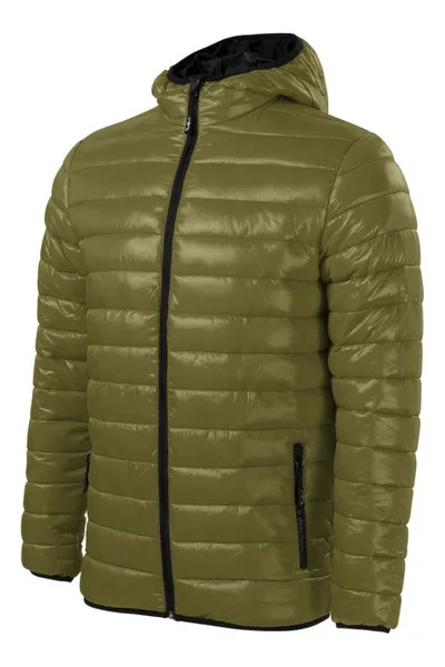 Pánská khaki zelená bunda s kapucí Everest Malfini
