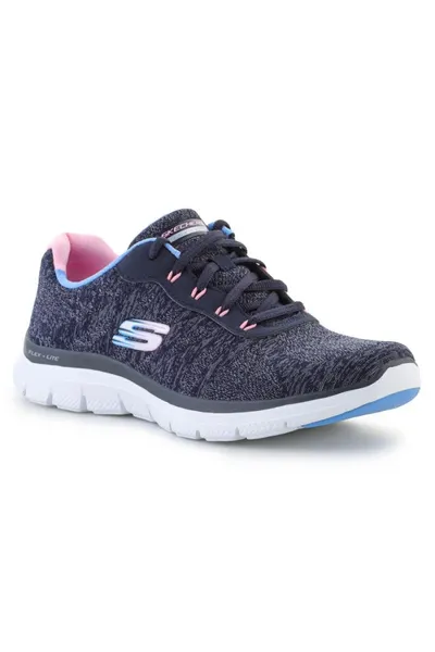 Dámské tmavě modré sportovní boty Skechers Flex Appeal 4.0