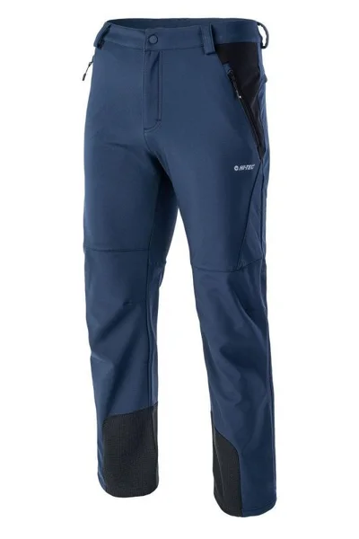 Pánské tmavě modré softshellové kalhoty Astoni  Hi-Tec