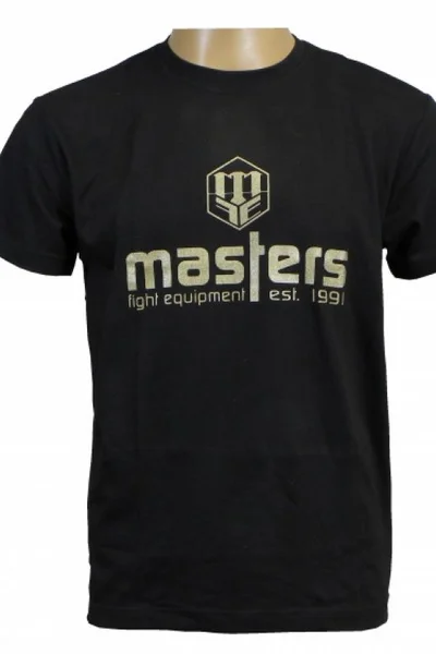 Pánské černé tričko Basic Masters