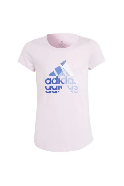 Dětské růžové tričko Big Logo GT  Adidas
