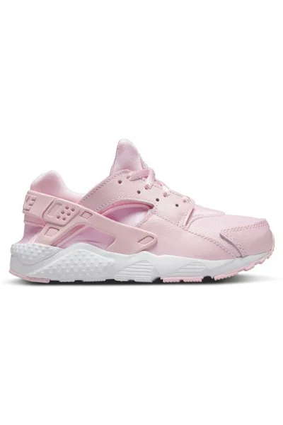 Dívčí světle růžové tenisky Nike Huarache Run SE
