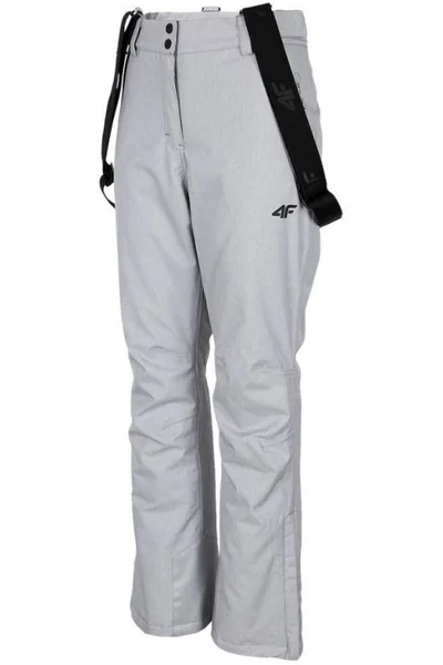 Dámské šedé lyžařské kalhoty 4F
