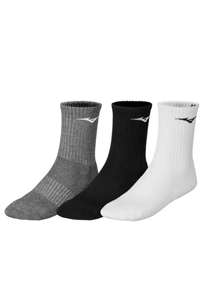 Unisex ponožky Training Mid Mizuno (3 páry)