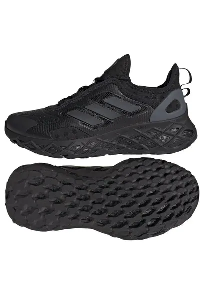 Dětské černé běžecké boty Web Boost  Adidas