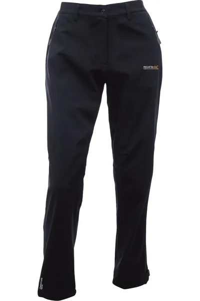 Dámské černé softshellové kalhoty  Regatta