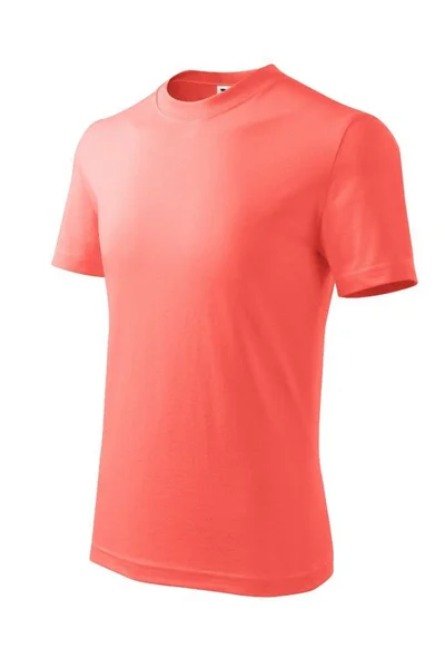 Dětské růžové tričko Basic  Malfini